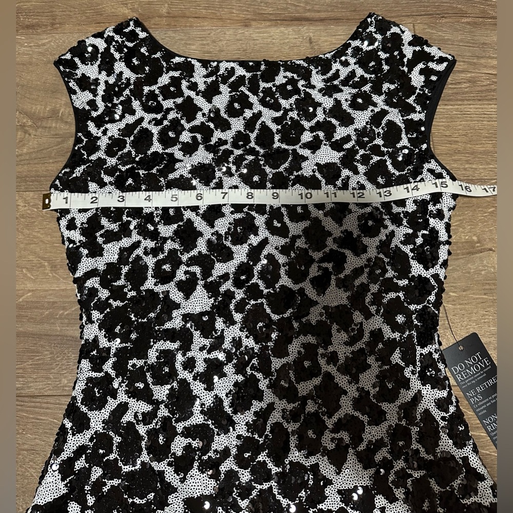GUESS Sequin Dress (Jet Black Multi) – NWT Size 6 - Picture 4 of 12